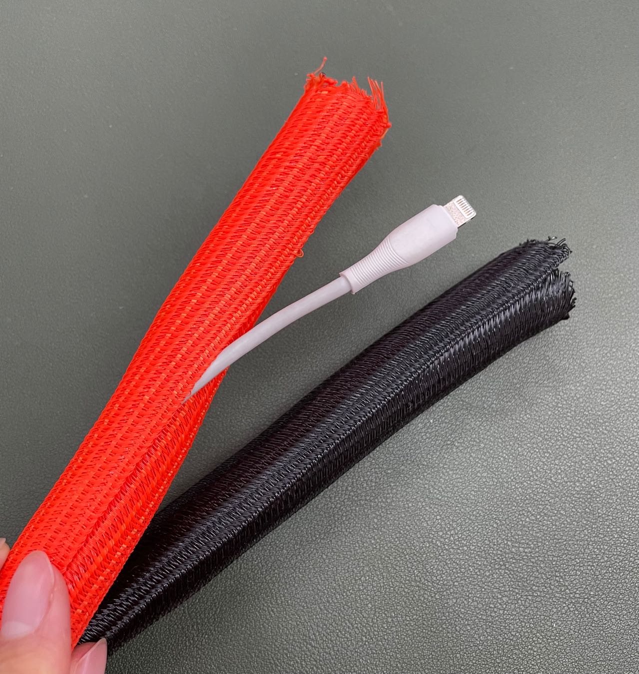 PETI Semi-Rigid Wrappable  Split Braided Sleeving